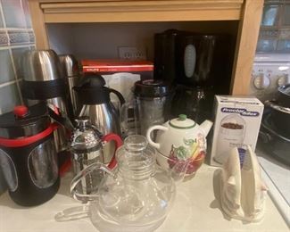 Coffee and tea supplies - like new!