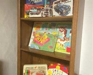 Vintage model kits and playskool toys