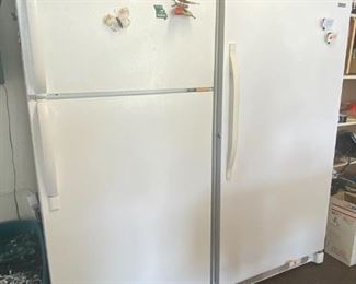 Fridge in great condition - upright freezer in great condition!