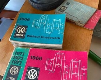 Vintage Volkswagen car manuals