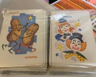 Vintage game cards