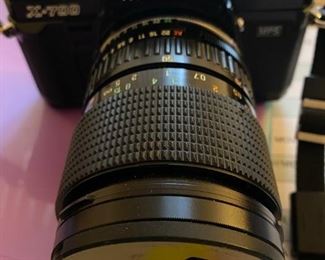 Vintage Minolta camera and multiple Tamron lenses