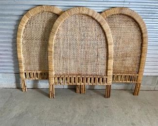 Rattan & Wicker BOHO Twin Headboards