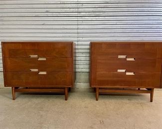 MCM American Of Martinsville Small His & Her Chest Of Drawers
