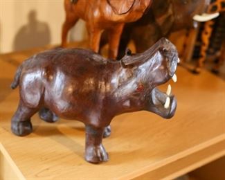 Leather Animal Décor 