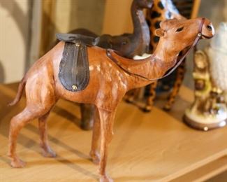 Camel Leather Figurine 