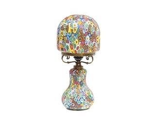 Murano Glass 'MIllefiori' Lamp