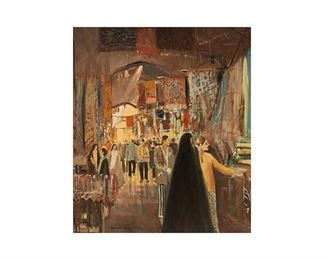 Gregor Yaghoubi, Afghan Bazaar, 1921