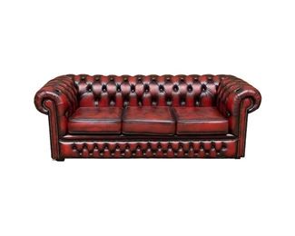 Leather Chesterfield Sofa