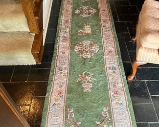Genuine Hand Woven Oriental Rug - Hall Runner         Size  2'3" X 11'8"