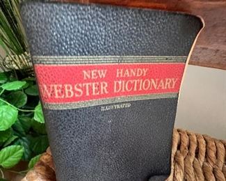 Vintage Pocket Webster Dictionary