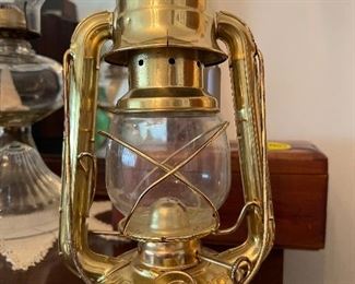 Vintage brass lantern