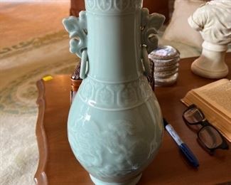 12” Chinese Celadon Vase