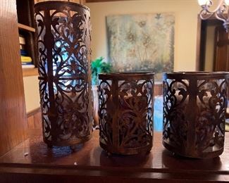 3 pc Candle Holders