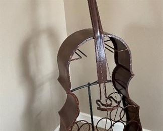 Cello wine rack