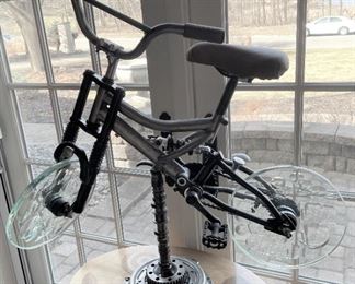 Mariano Perez Vivanco original sculpture "Bicicleta" from Puerto Vallarta, Mexico