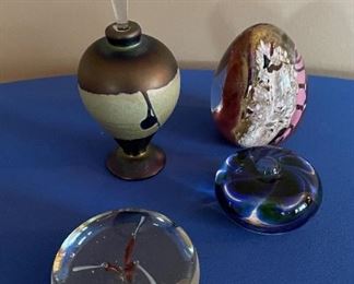 Signed paperweights