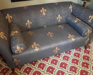 Upholstered small sofa/loveseat