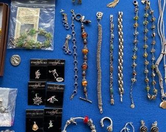Sterling jewelry and nice costume