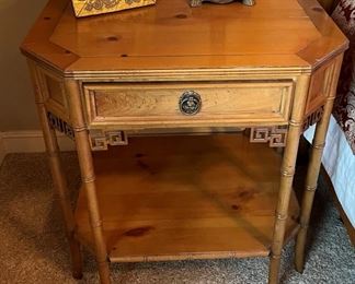 Detail of Baker Furniture nightstand