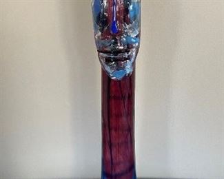 Glass hand-blown sculpture by Peter Zelle