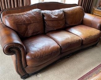 Leather sofa