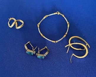 14k and 18k gold jewelry