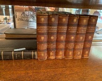 Leather bound Charles Dickens