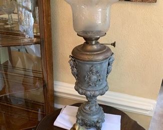 Victorian Oil Lamp 