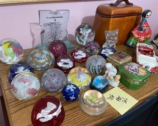 Glass Paper weights$15-20ea