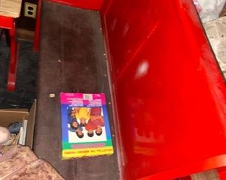 Vintage Diner style bench and table