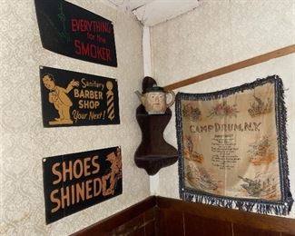 USA WWII Camp drum pillow case