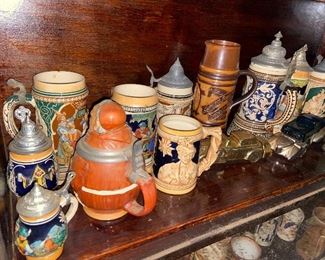 Some cool old steins