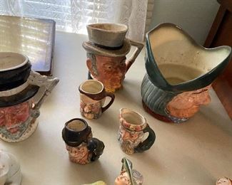 Toby jugs $50ea