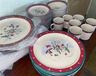 Christmas Stoneware made in China $65