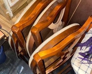 Midmodern folding chairs