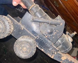 Old metal canon 