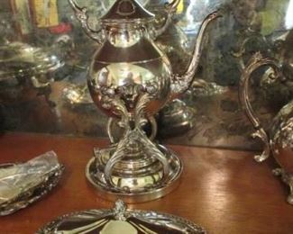 Elegant Silverplate Coffee Server 