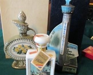Collectible Jim Beam Liquor Bottles
