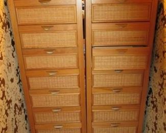 Wooden 7 drawer chests 