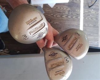 Wilson Pro Staff Gold Clubs