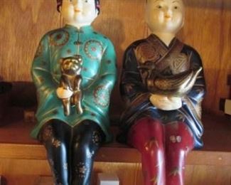 Chinese couple Shelf Sitters