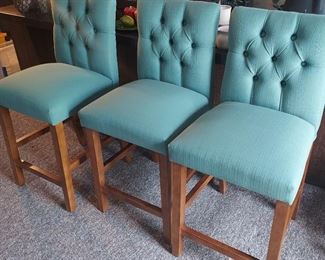 Three bar stools