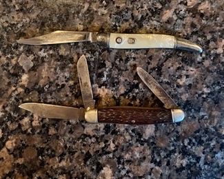 Vintage Imperial Switchblade (top) and Camillus 76