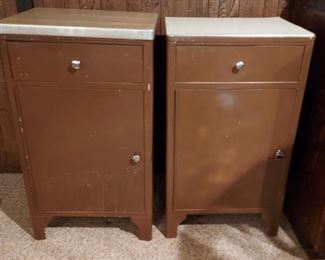 Vintage metal cabinets