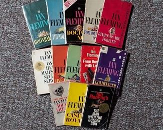 Vintage Ian Fleming Bond paperbacks