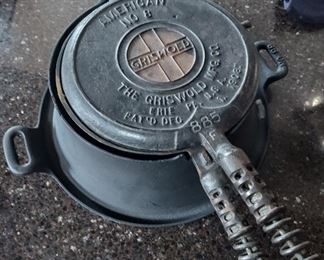 Vintage Griswold waffle maker