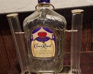Vintage Crown Royal cradle 