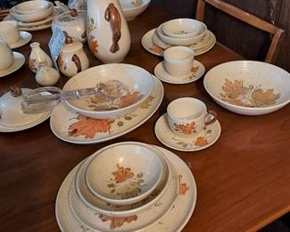 Poppy Trail by Metlox, 156 piece dinnerware