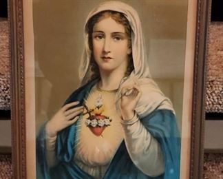 Vintage Immaculate Heart of Mary